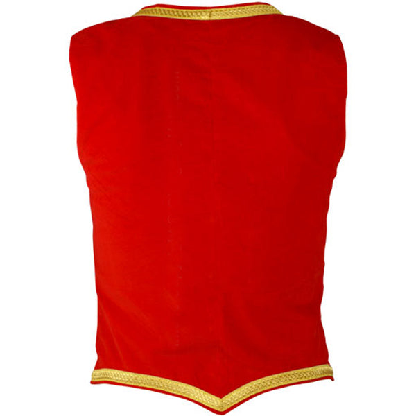 Red Velvet Highland Dance Vest