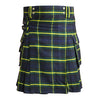 Gordon Tartan Contemporary Utility Kilt Heavy Weight 16oz With Buckle Strap