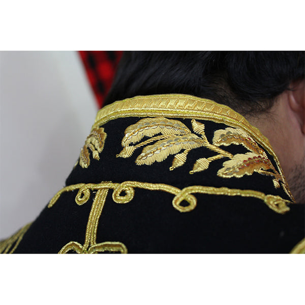 Hussars Military Dolman – Gilt Braid Collar and Aiguillette