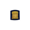Drummer Badge Gold Bullion on Navy