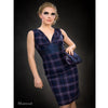 Mairead, an elegant short tartan dress