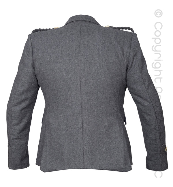 Grey Blazer Argyll Jacket & Vest Pure Wool