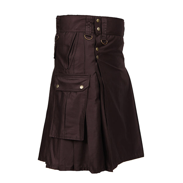 Stowaway Modern Men's Utility Kilt 6 Pockets