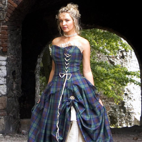 Bella Tartan Wedding Dress