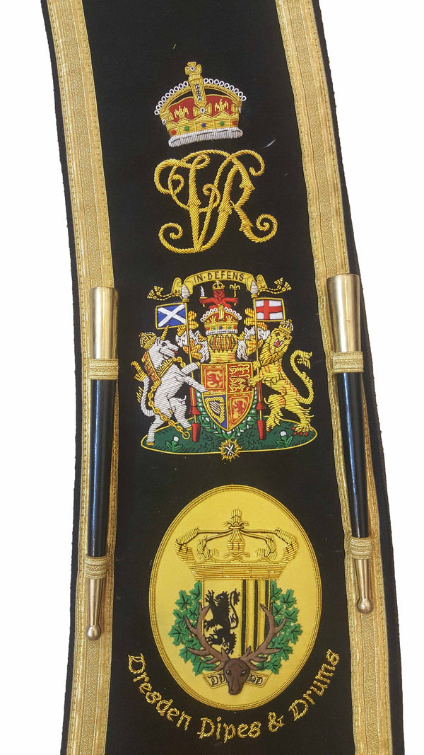 Drum Major OR Pipe Major Baldric/Sash (Custom Made)