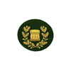Drum Major Badge Gold Bullion on Green