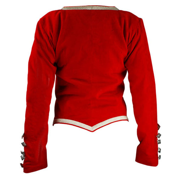 Red Velvet Highland Dance Jacket