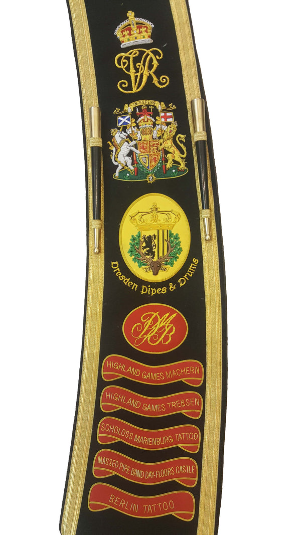 Drum Major OR Pipe Major Baldric/Sash (Custom Made)