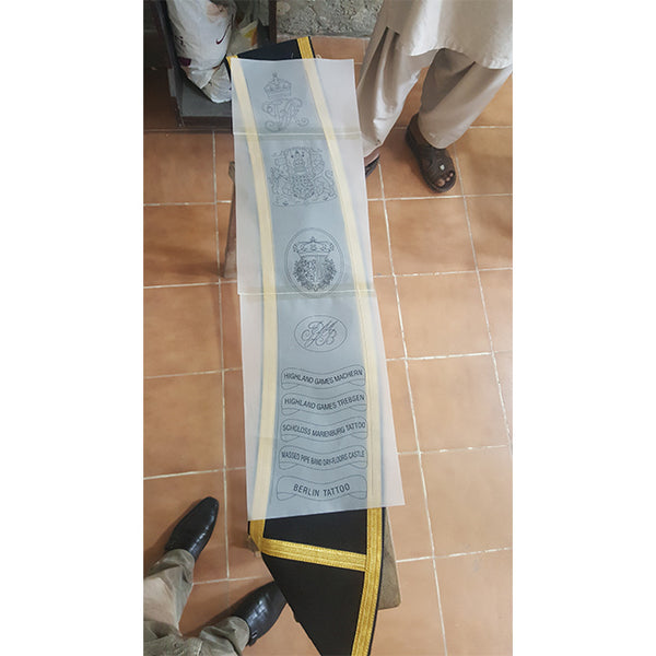 Drum Major OR Pipe Major Baldric/Sash (Custom Made)