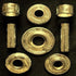 Highland Bagpipe Fittings Brass Engraved Gold Plated