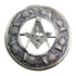 Scottish Plaid Brooch Antique Finish Masonic