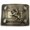 Men's Scottish Kilt Belt Buckle Lion Rampant Design