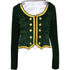 Green Velvet Highland Dance Jacket