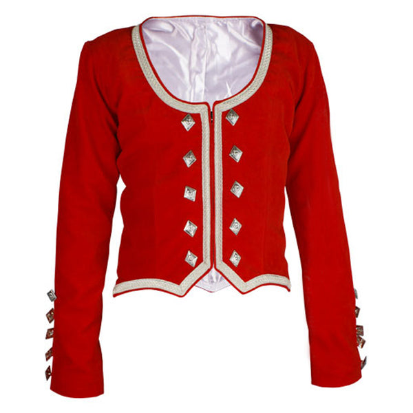 Red Velvet Highland Dance Jacket