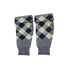 Navy Blue/Cream Color Hose Tops 100% Pure Wool