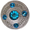 Celtic Design Brooch With Stones