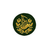 Pipe Major Badge Gold Bullion on Green