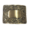 Men's Scottish Kilt Belt Buckle Irish Shamrock Design