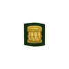 Drummer Badge Gold Bullion on Green