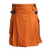 Saffron Tartan Contemporary Utility Kilt Heavy Weight 16oz With Leather Strap
