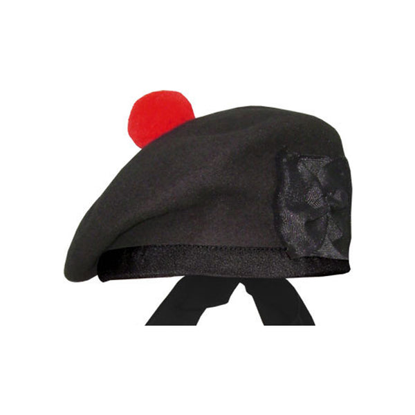 Black Balmoral Hat Plain