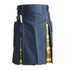 Hybrid Kilt Navy With Tartan