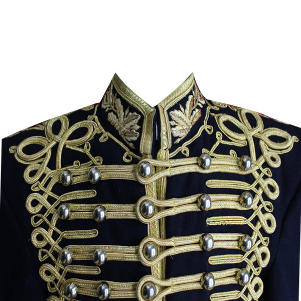 Hussars Military Dolman – Gilt Braid Collar and Aiguillette
