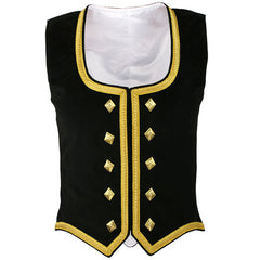 Black Velvet Highland Dance Vest