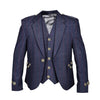 Pro Blue Red Tweed Argyll Jacket & Vest