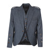 Pro Blue Serge Wool Argyll Jacket & Vest