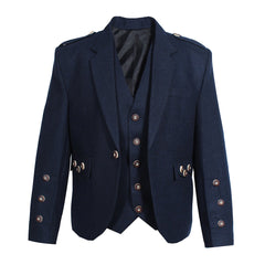 Pro Blue Tweed Argyll Jacket & Vest