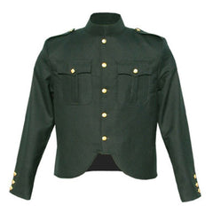 Canadian Forces Style Cutaway Tunic in Rifle Green Wool