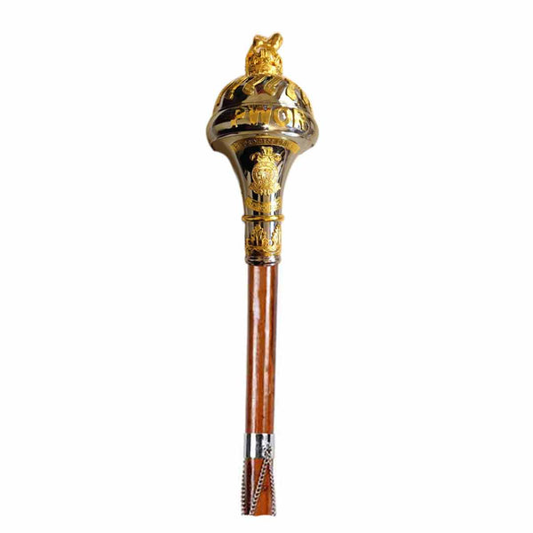 pro-scottish-llc-custom-made-drum-major-mace-with-name-plates-and-badges-natural-shaft