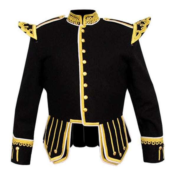 pro-scottish-llc-fancy-black-pipe-band-doublet-with-gold-braid-white-piping-trim